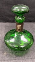 Green Decanter Bottle