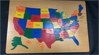 Wooden State Puzzle