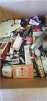 Box lot of miscellaneous makeup health & beauty