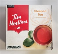 KEURIG TIM HORTONS STEEPED TEA 30 K-CUPS