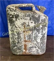 Metal Gas Jug
18 inches high 14 inches wide