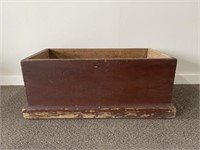 Mid 1800's Pine Wood Box