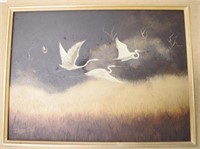 Clarrie Cox (1927-2013) "Flying Home"