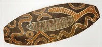 Early Australian Aboriginal bark painting