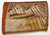 Australian Aborigine Barkindji tribe bark painting