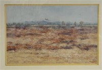 Max Nicolson (1945 - ) ''outback landscape''