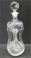 Hand-Blown Decanter With Pontil Mark