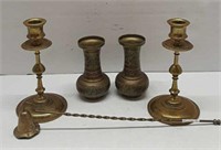 5 Pieces Of Brass Ware