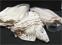 Group Of Linens And Doilies