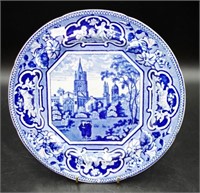 Ridgway pearlware blue & white dinner plate