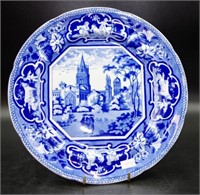 Ridgway pearlware blue & white dinner plate