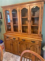 LARGE SOLID WOOD HUTCH