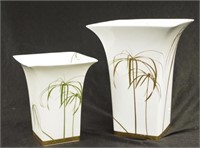 Two Rosenthal Classic/Christian Tortu vases