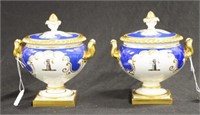 Pair of Worcester Flight Barr & Barr sauce tureens