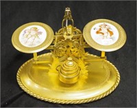 Set gold plated ceramic postage scales
