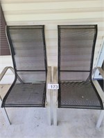 2 OUTDOOR CHAIRS, GREAT SHAPE