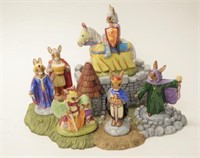 Six Royal Doulton 'Arthurian Legend' figures