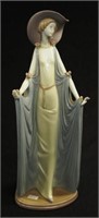 Lladro standing woman figurine