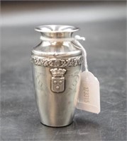 French silver posy vase
