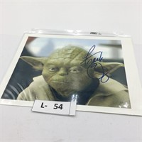 Star Wars Yoda Signed Picture