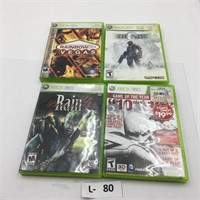 Lot of 4 XBox 360 Games
