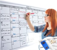 Monthly Laminated Jumbo Whiteboard Calendar,