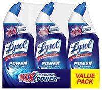 Toilet Bowl Cleaner, 10x Cleaning Power, 3 Count