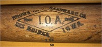 Unusual I.O.A. baseball bat