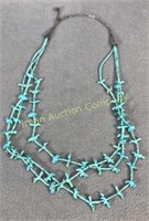 Native American Fetish Turquoise Necklace