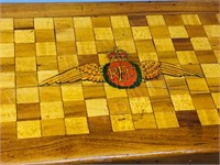 vintage RFC trinket box w/ satinwood inlay