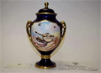 Aynsley limited edition 53/150 hand painted urn