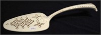 18th century creamware fish slice