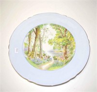 Shelley 'Bluebell Path' display plate