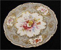 Handpainted Coalport cabinet plate