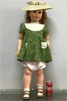 Vtg. Allied Eastern 35" walking doll c.1960's