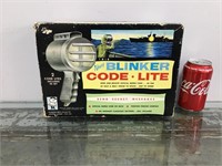Vtg. Navy Blinker Morse Code-Lite w/box