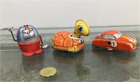 Vtg. tin wind up toys - parts or repair