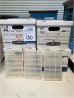 Divided Organizer Plastic Containers