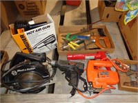 Jigsaw, Circular Saw, Drill, Hot Air Gun