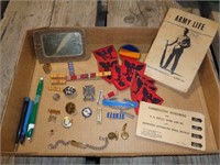 Army Life Book, Patches, Buttons & More