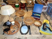 Baskets, Lamp,Buckels, Shelves & MOre
