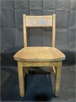 small wooden child's chair
