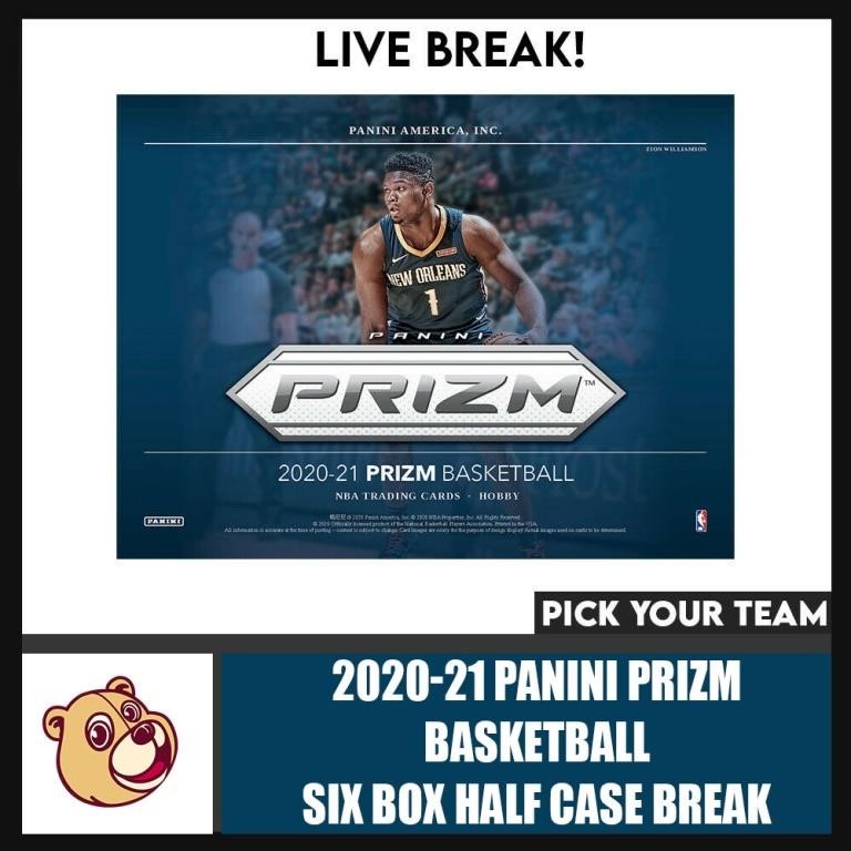 2020-21 Panini Prizm NBA Basketball Hobby Box Break