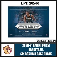 2021 PRIZM NBA 6 BOX BREAK CHARLOTTE HORNETS