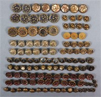 (13) Assorted Metal Button Sets