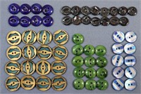 (62) Vintage Buttons, 5 sets