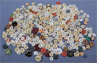 100+ MOP, Glass + Other Vintage Buttons