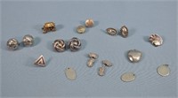 Sterling Silver Earrings, Cufflinks, Charm