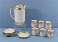 13pc. Nippon Gilt Chocolate Set