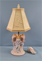 Resin Angel Lamp w/ Lithophane Shade